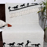 cotton horses throw