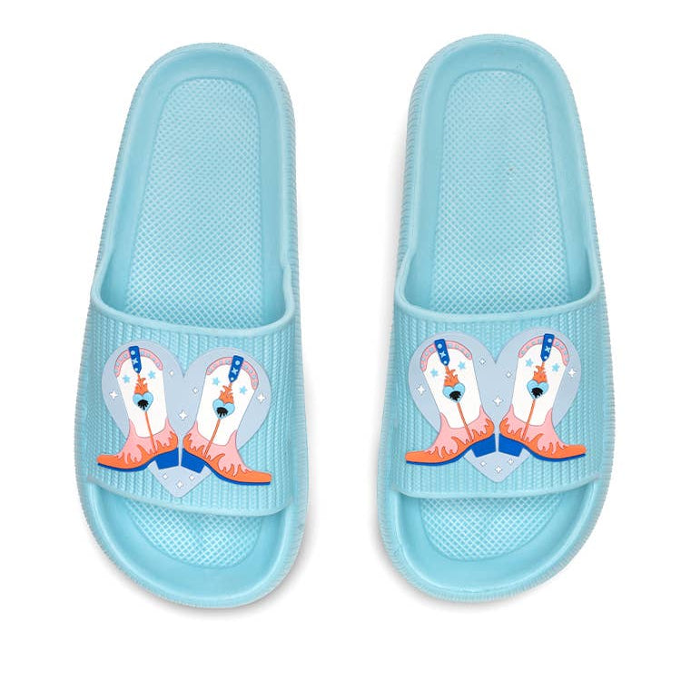 Quick Dry Cowgirl Pool Slides