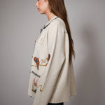 Western Wool Sweater Jacket