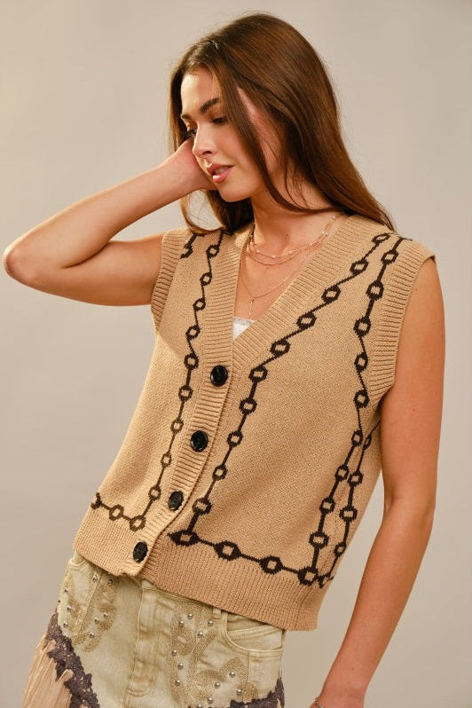 Bit & Bridle Sweater Vest