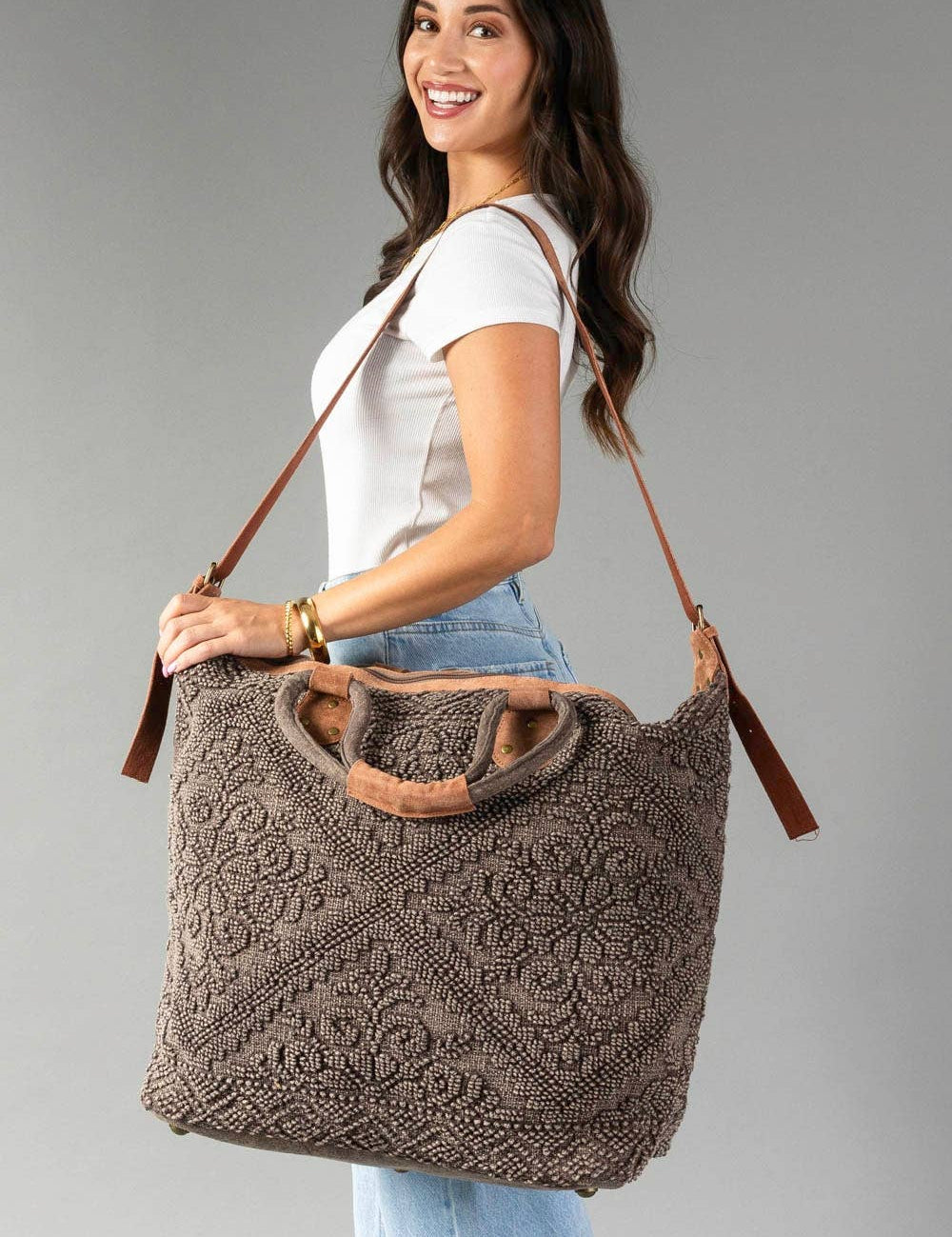 Saddlebrook Carpet Weekender Bag