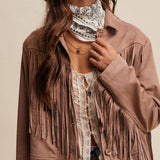 Sundance Suede Fringe Jacket