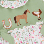 Ranch Friends Floral Ruffle Dress