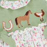 Ranch Friends Floral Ruffle Dress