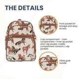Running Horses Tapestry Backpack