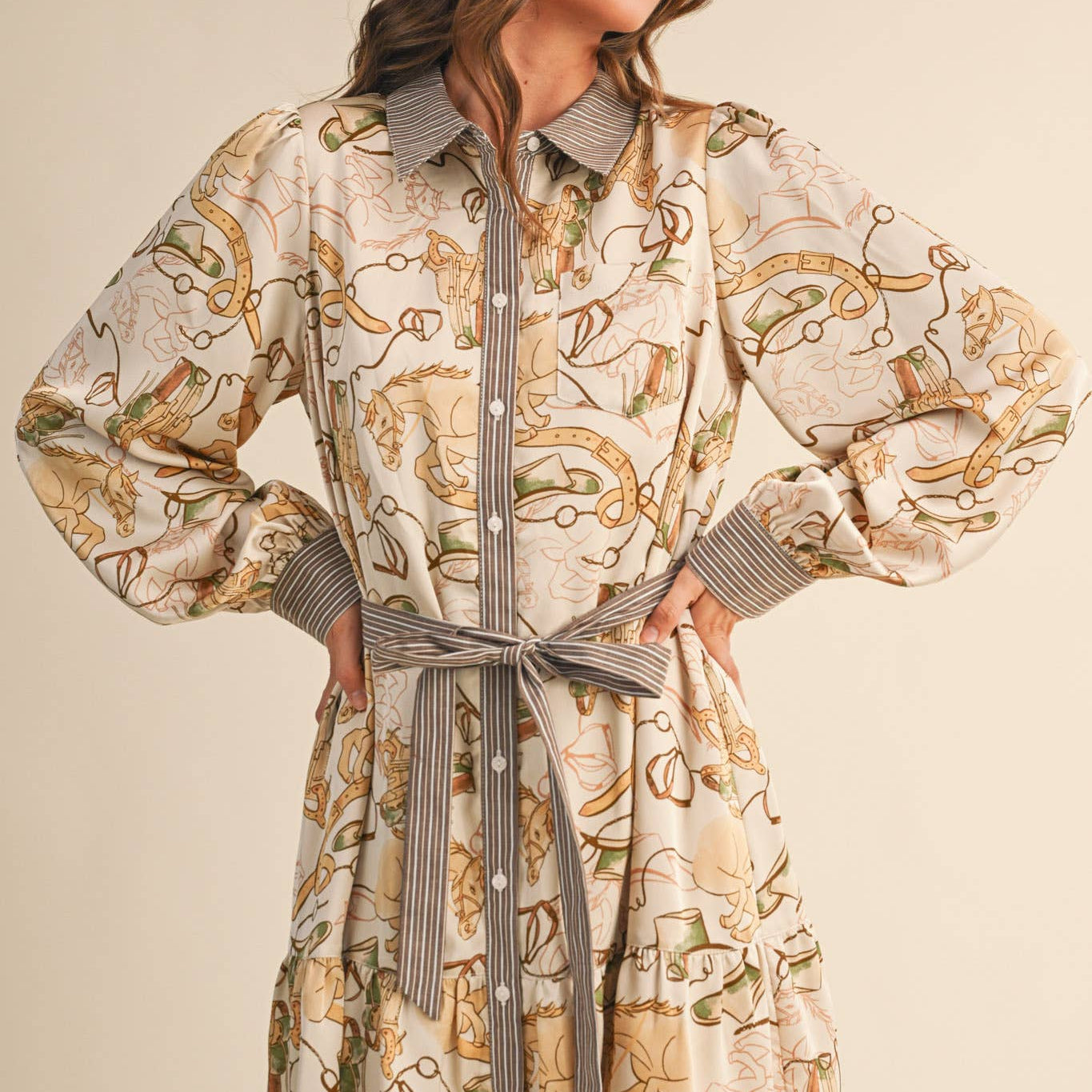 Equestrian Mini Dress L