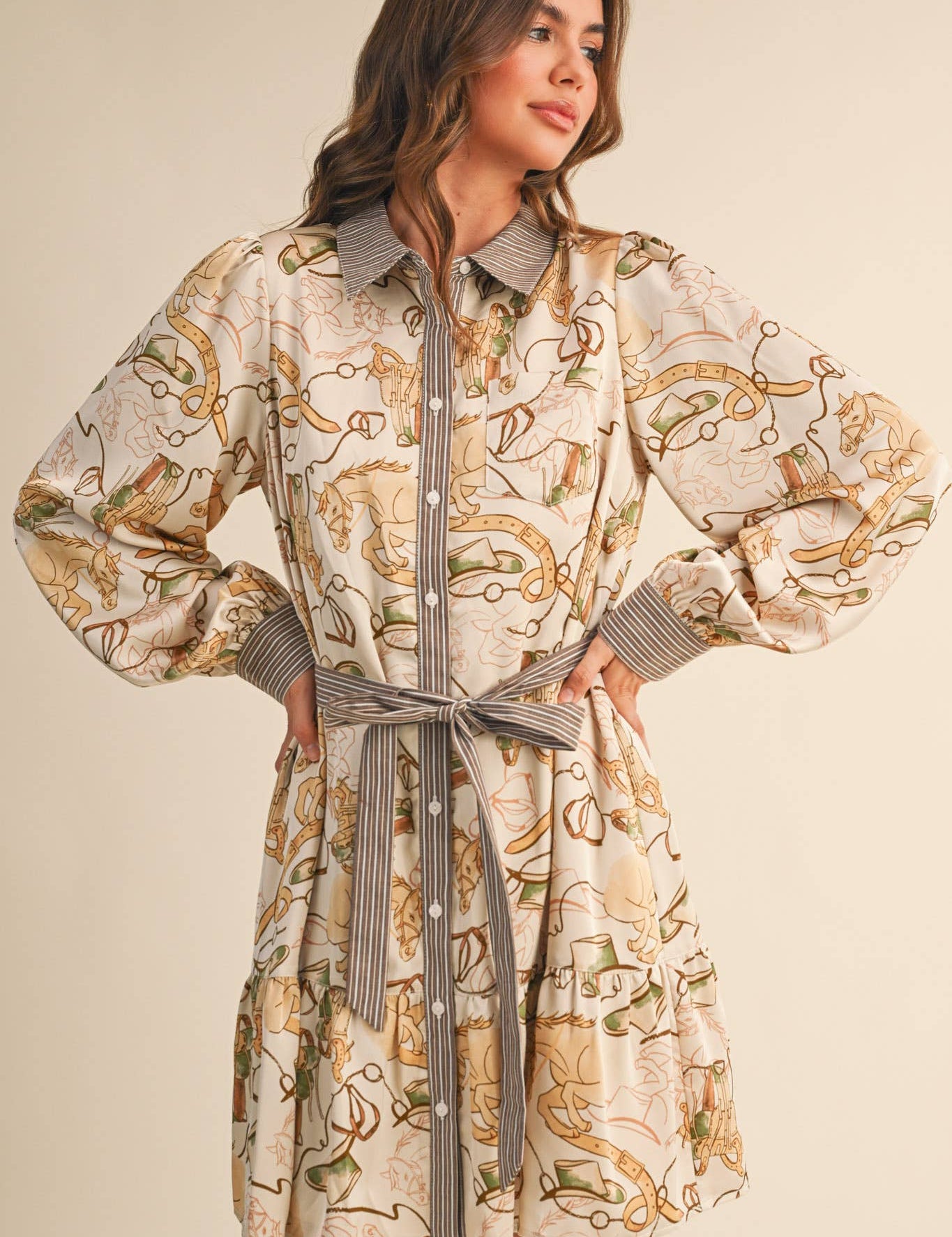 Equestrian Mini Dress L