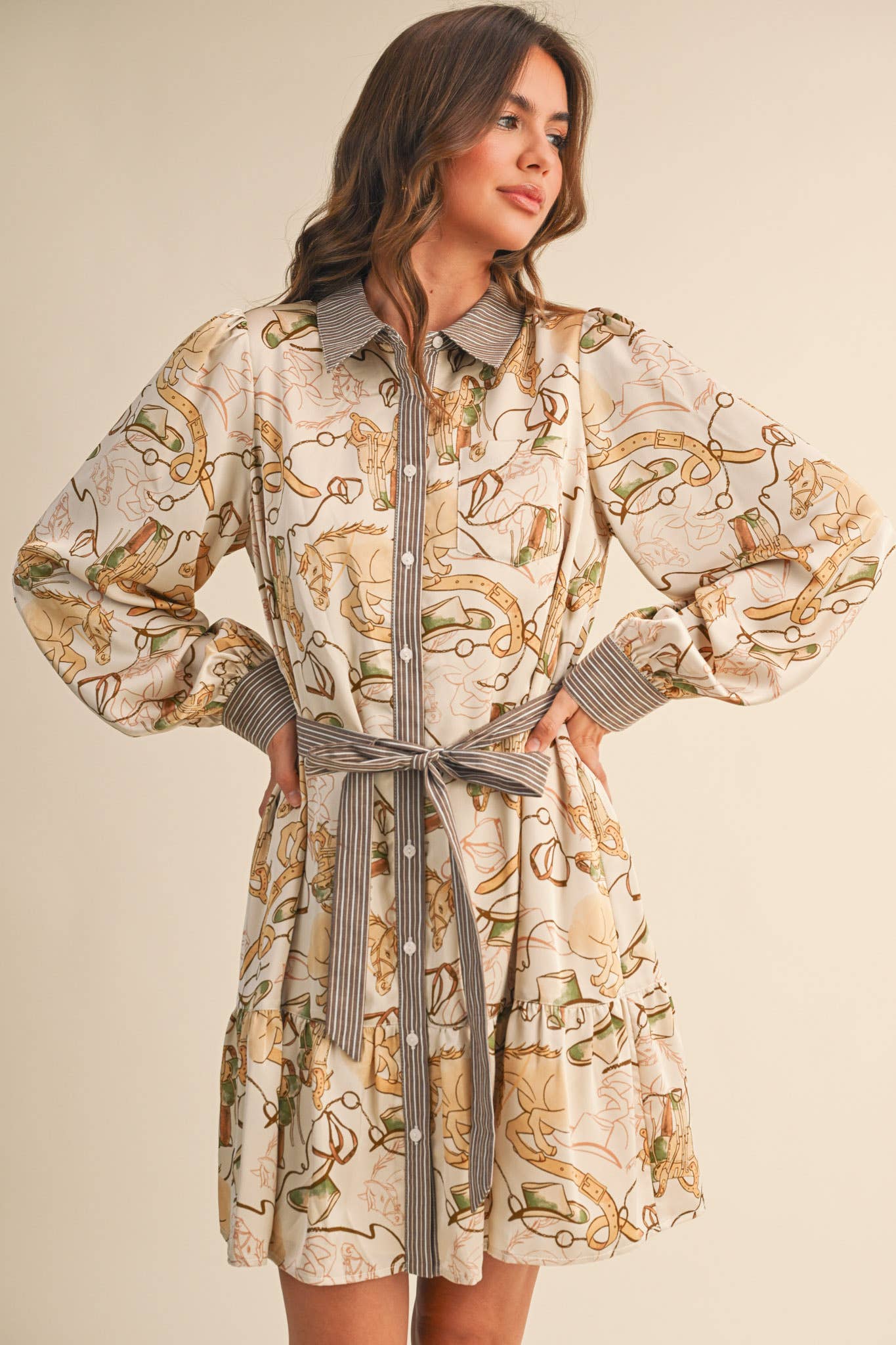 Equestrian Mini Dress L