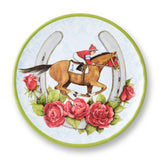 Day at the Races Melamine Salad Plate 9 Faire - Certified International