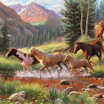 Horse Stream Tray Puzzle (35 pc)