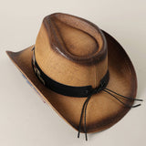 Patriotic Wing Straw Cowboy Hat