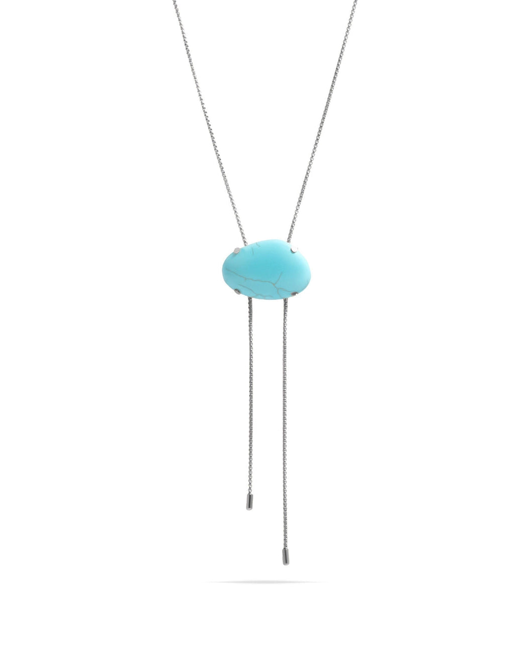 Bolo Turquoise Charm Necklace