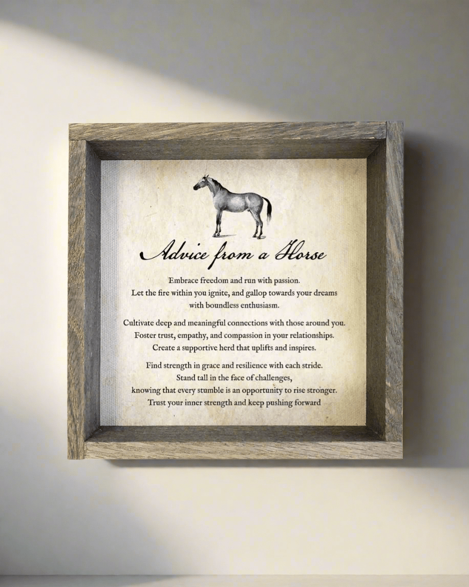 Advice From a Horse Art - Bridle Up Hope Shop