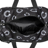 lucky horseshoe duffle bag