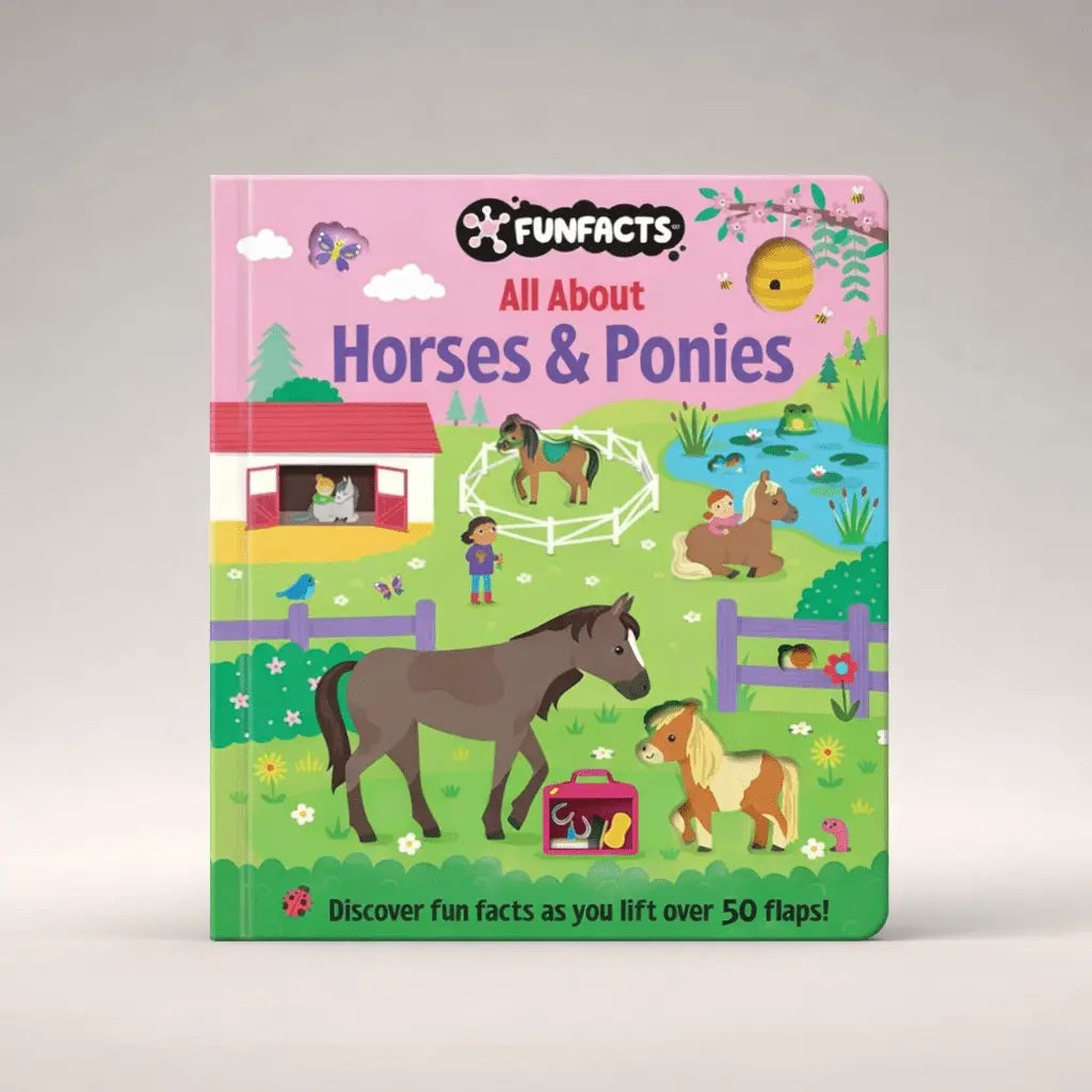 All About Horses & Ponies: Lift - the - Flap Book - Bridle Up Hope Shop