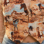Allover Western Horse Vest - Bridle Up Hope Shop