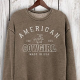 American Cowgirl Sweatshirt - Bridle Up Hope Shop