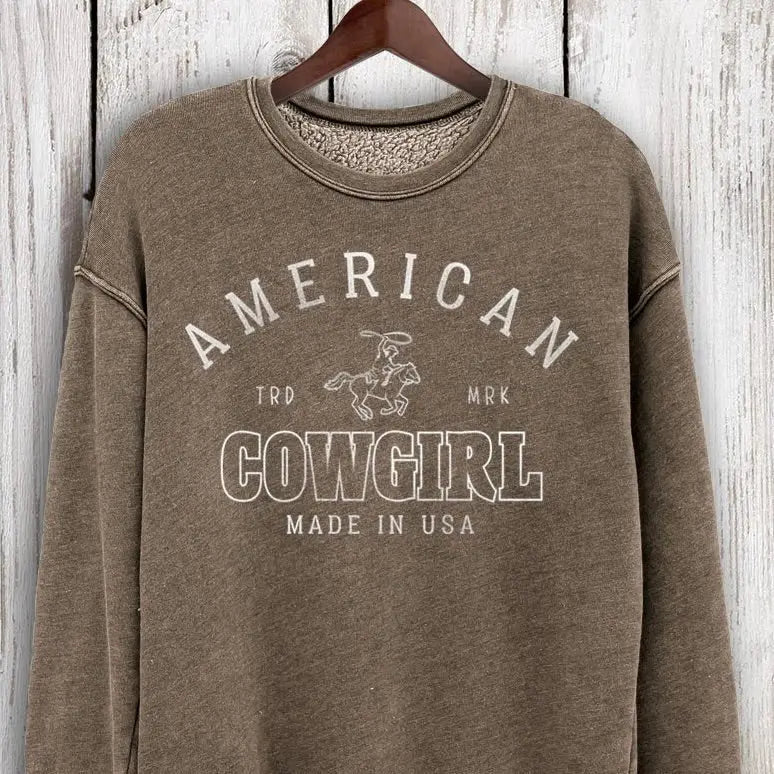 American Cowgirl Sweatshirt - Bridle Up Hope Shop