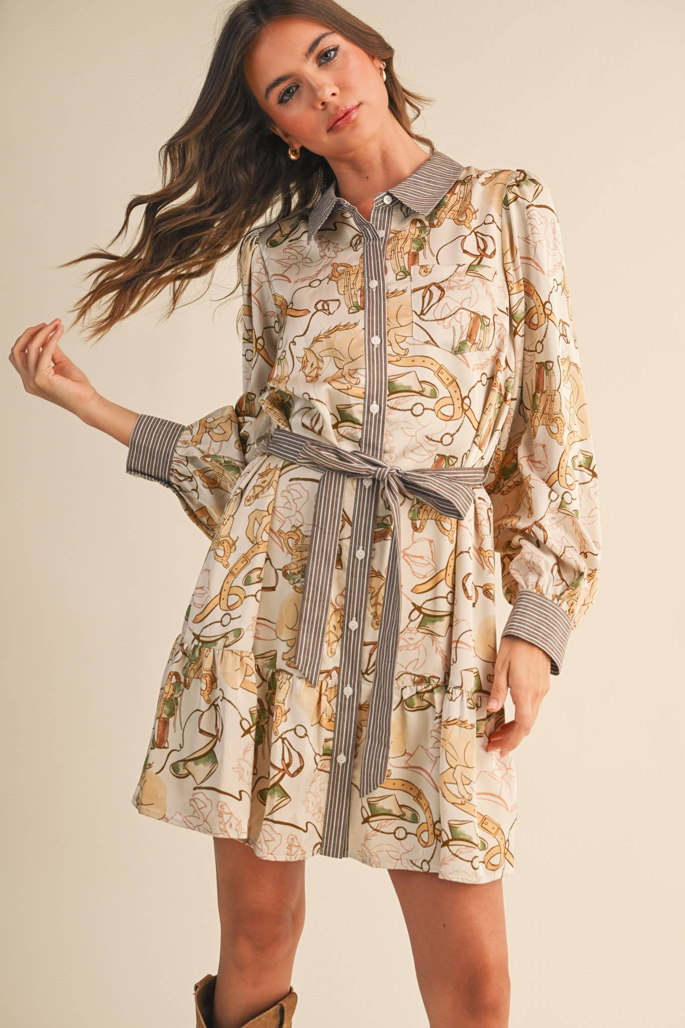 Equestrian Mini Dress