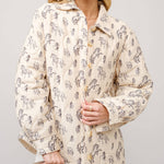 quilted western horse jacket