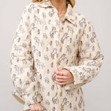 quilted western horse jacket