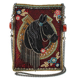 Let's Gallop Hand-Beaded Horse Handbag