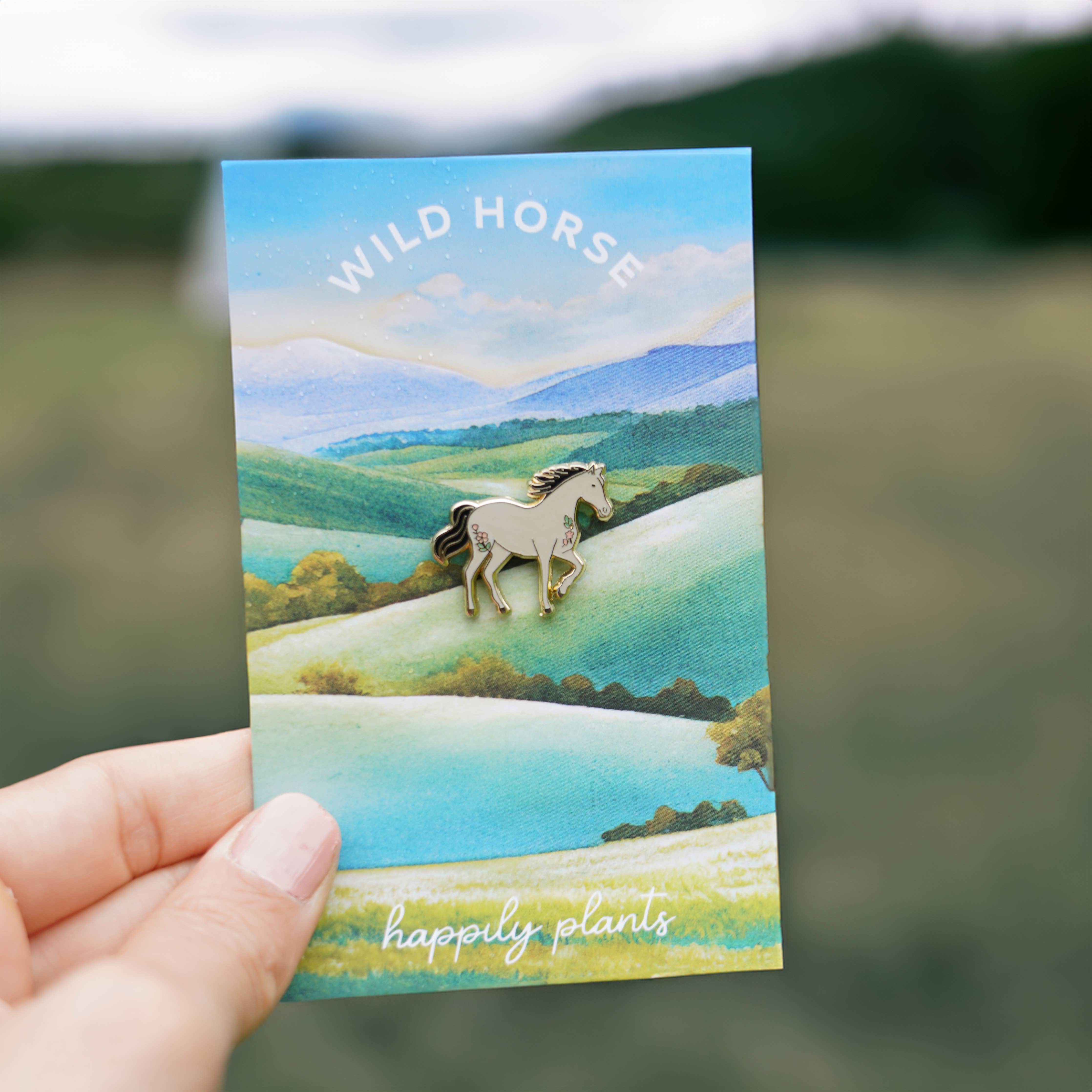 horse lapel pin