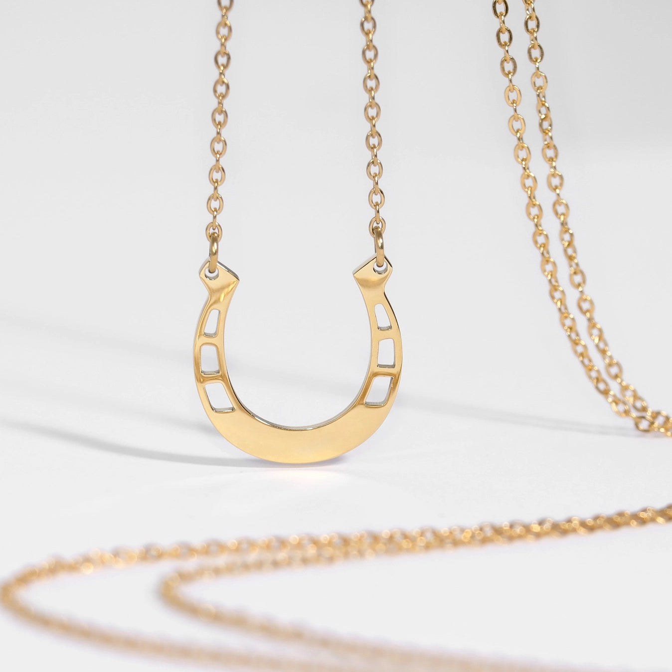 hope in a horseshoe necklace