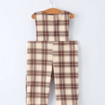Plaid Horse Baby Boy Romper
