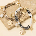 Bandana Boot Charm Bracelet