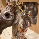 Driftwood Horse Head Statue