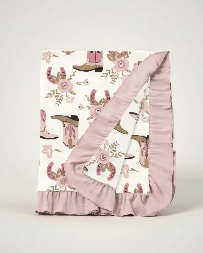 Baby Cowgirl Boots Blanket Faire - Tesa Babe