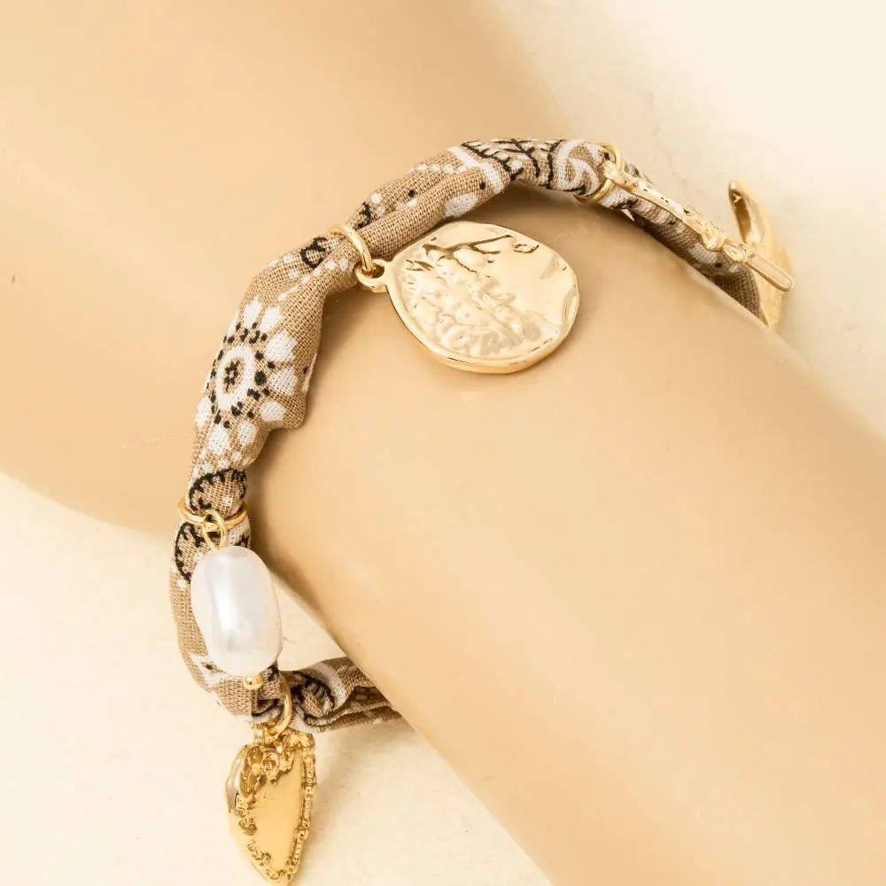 Bandana Boot Charm Bracelet - Bridle Up Hope Shop