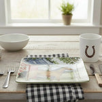 Bay Horse Dinner Plate - Bridle Up Hope Shop