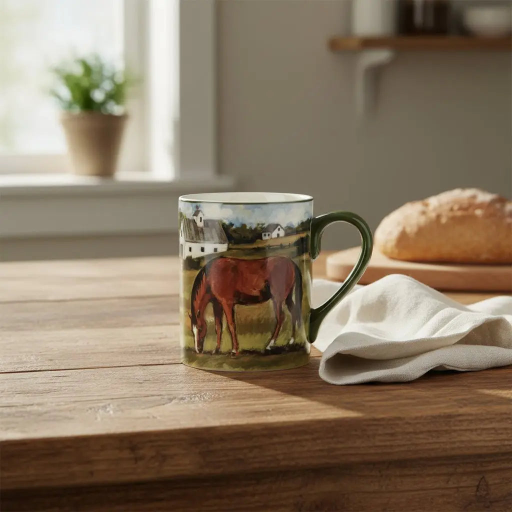 Bay Horse York Stables Mug - Bridle Up Hope Shop