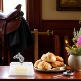 Horse Head Butter Dish