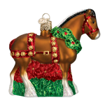 Holiday Clydesdale Ornament