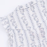 Kimberly Floral Stripe - Western Pearl Snap Dress & Bloomer