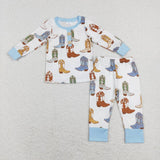 Western Boots Toddler Pajamas