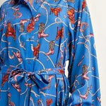 Becky Blue Cowgirl Shirt Dress - Bridle Up Hope Shop