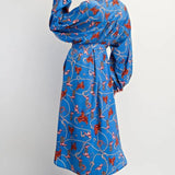 Becky Blue Cowgirl Shirt Dress - Bridle Up Hope Shop