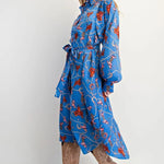 Becky Blue Cowgirl Shirt Dress - Bridle Up Hope Shop