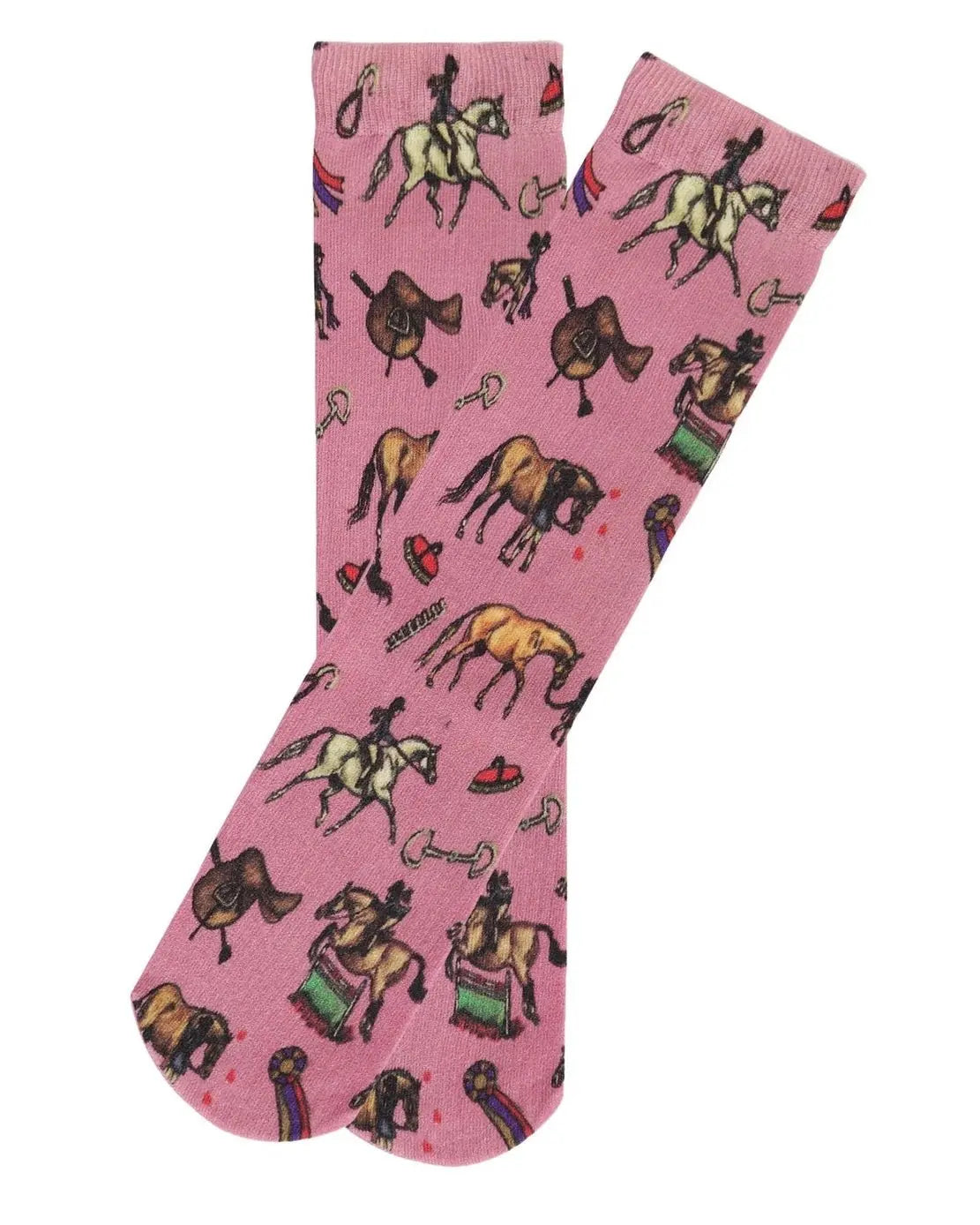 Bella's Pink Pony Socks (Kids) - Bridle Up Hope Shop