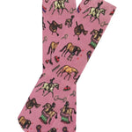 Bella's Pink Pony Socks (Kids) - Bridle Up Hope Shop