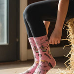 Bella's Pink Pony Socks (Kids) - Bridle Up Hope Shop
