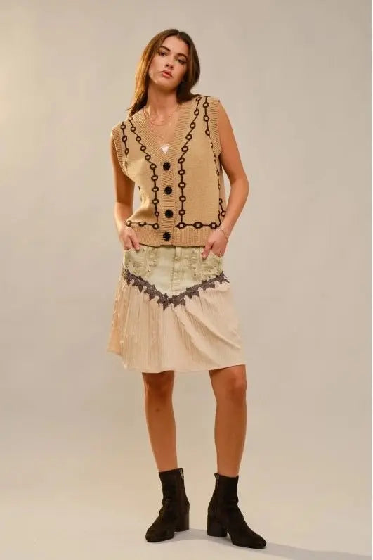 Bit & Bridle Sweater Vest - Bridle Up Hope Shop