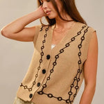 Bit & Bridle Sweater Vest - Bridle Up Hope Shop