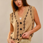 Bit & Bridle Sweater Vest - Bridle Up Hope Shop