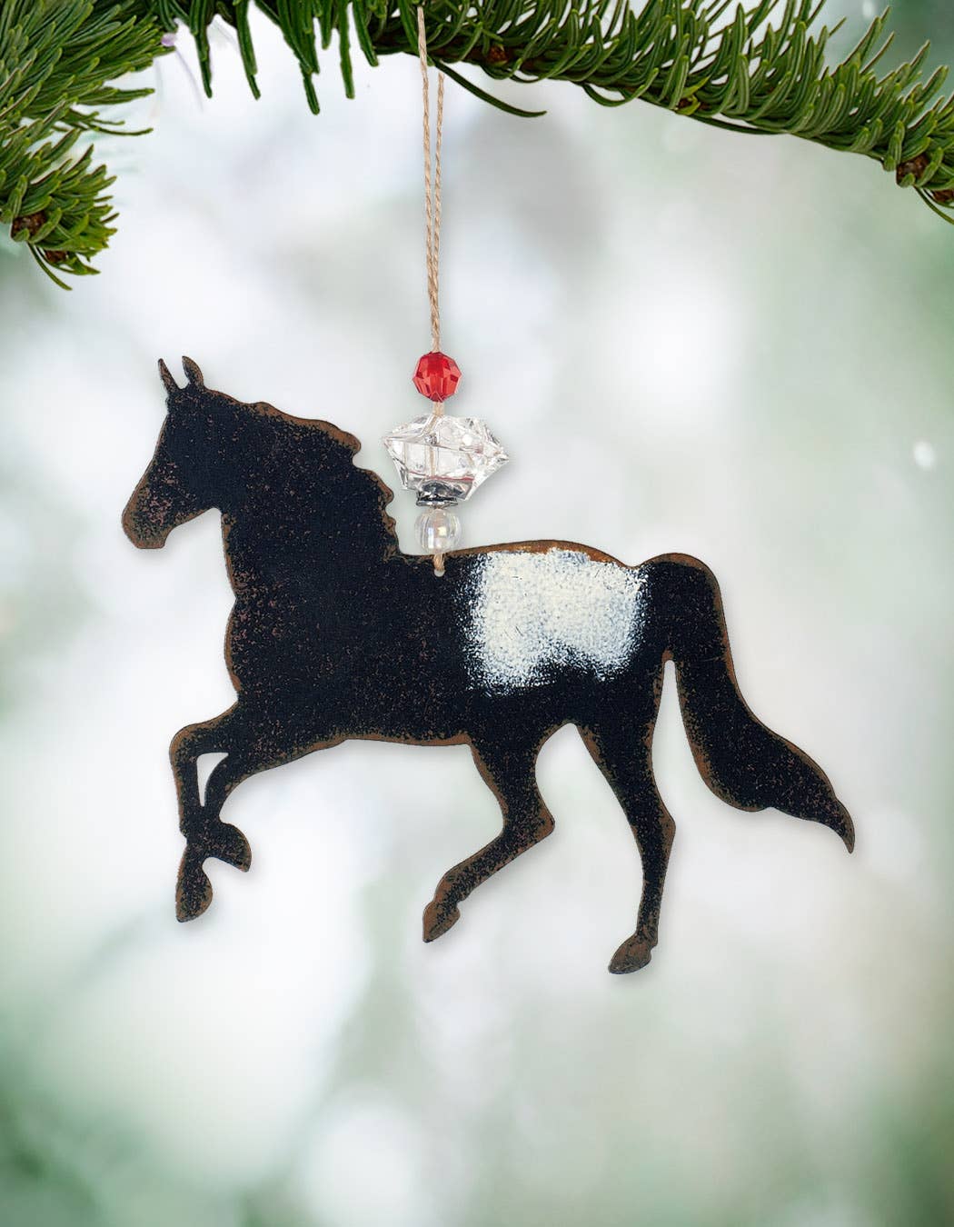 Black Horse Ornament - Bridle Up Hope Shop