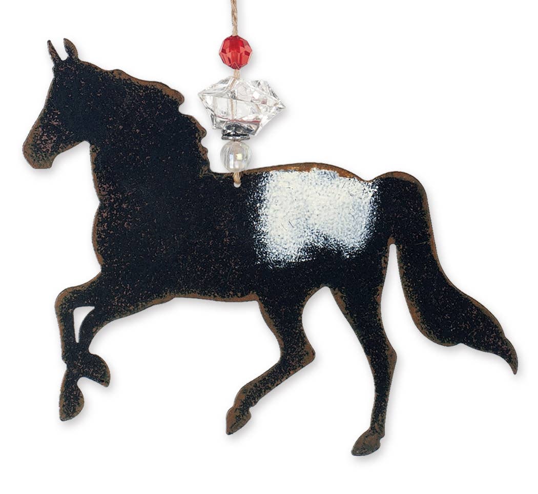 Black Horse Ornament - Bridle Up Hope Shop